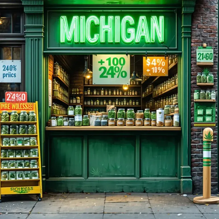Michigan Imposes 24% Wholesale Tax on Marijuana Sales to Fund State Roads