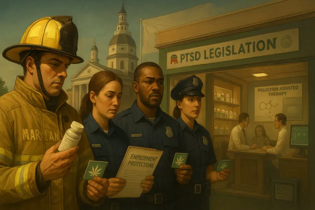 States Push New PTSD Therapies for First Responders, and Medical Cannabis Rules Follow