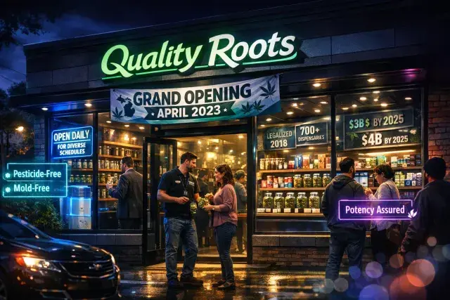 Quality Roots Expands into Berkley with April 2023 Retail Launch