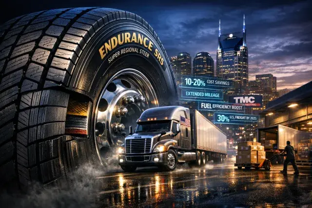 Goodyear Unveils Endurance SRS Steer Tire for Expanding Super-Regional Trucking
