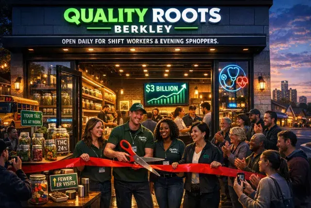 Quality Roots Launches Berkley Retail Site, Boosting Local Cannabis Access