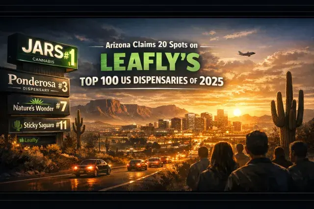 Arizona Claims 20 Spots on Leafly's Top 100 US Dispensaries of 2025